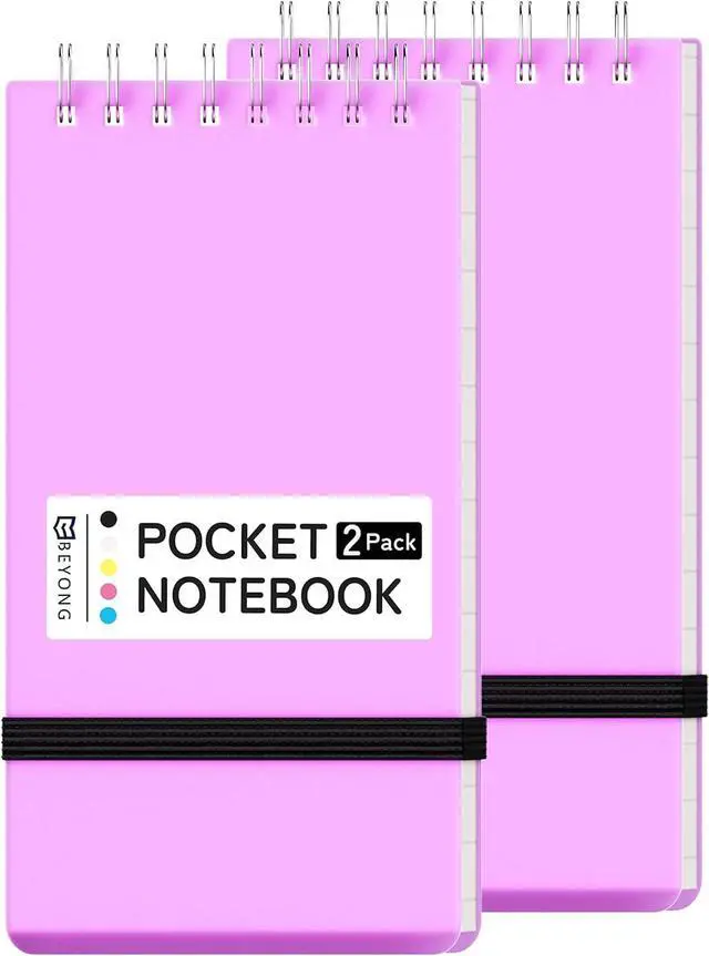 Main image of BEYONG Pocket Notebook, Small Mini Spiral Notepad 3x5