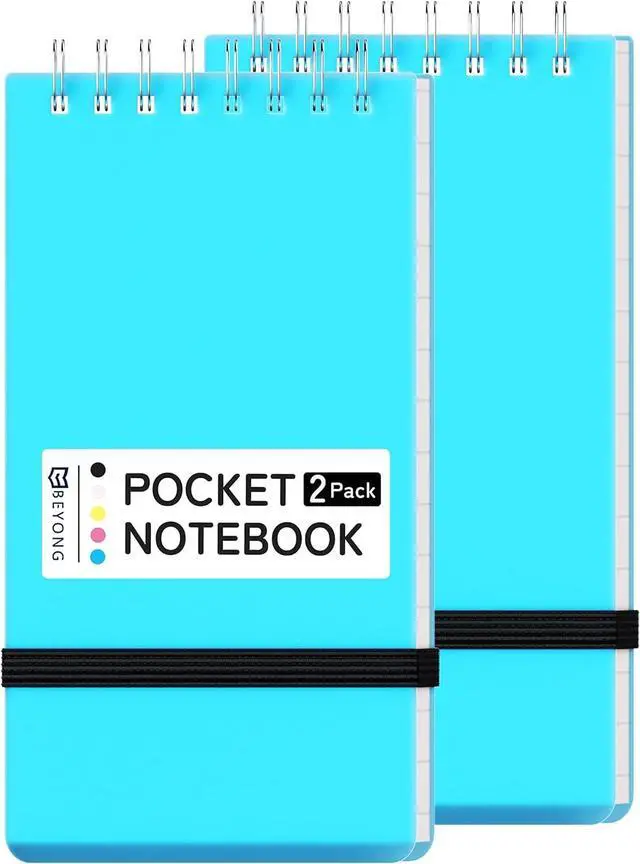 Main image of BEYONG Pocket Notebook, Small Mini Spiral Notepad 3x5