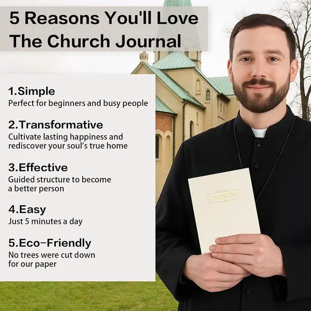 Alt view image 5 of 7 - XKDOUS Linen Church Notes Journal, Sermon Notes Journal Notebook, Beige