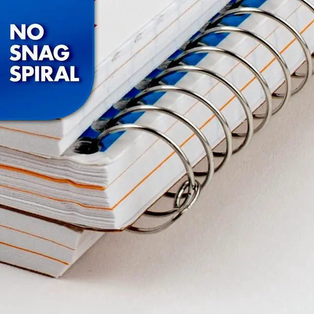 Alt view image 6 of 7 - Mead Small Spiral Notebook, 3-Subject, College Ruled Paper, 9-1/2" x 5-1/2", 150 Sheets per Notebook, Color Will Vary, 1 Count (06900)