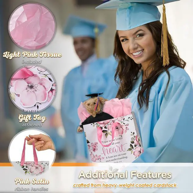 Alt view image 3 of 7 - Christian Art Gifts Medium Gift Bag with Tissue Paper, Proverbs 3:5