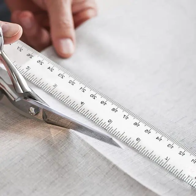 Alt view image 6 of 7 - Koogel 40 Packs Clear Plastic Ruler, 12 Inch, Plastic Measuring Tool with Centimeter and Millimeter, Shatterproof Metric Clear Rulers Bulk for Kids, Back to School, Classroom, School, Office, Home