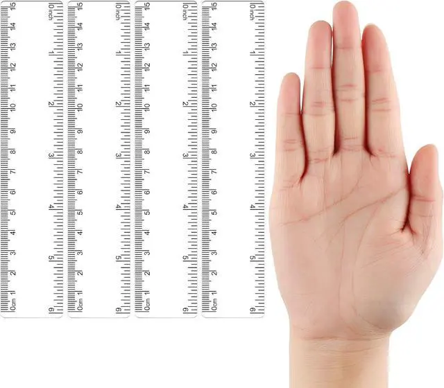 Alt view image 3 of 7 - 32 Pcs 6 Inch Small Rulers Bulk Plastic Mini Ruler for Kid Classroom School