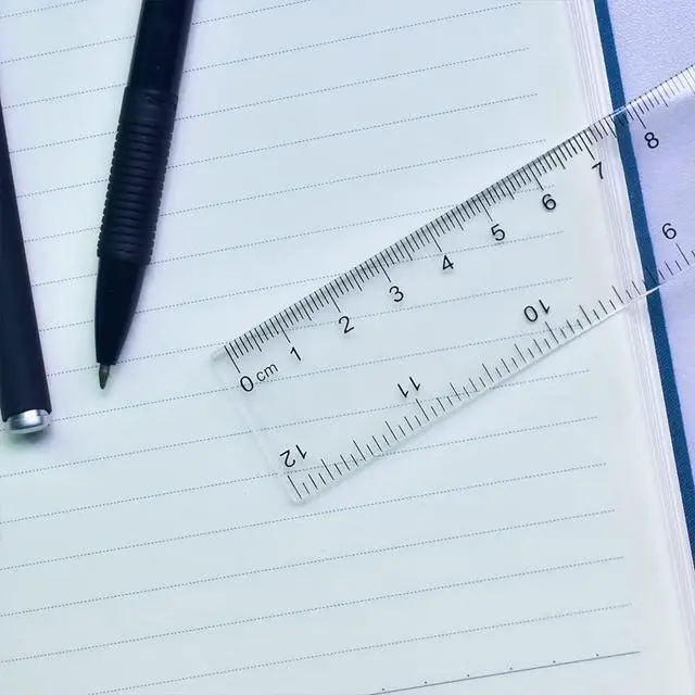 Alt view image 3 of 6 - Color Clear Ruler Plastic Rulers - Ruler 12 inch, Kids Ruler for School