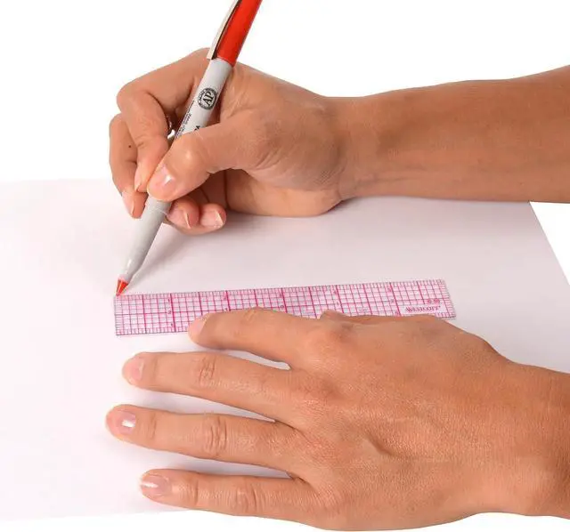Alt view image 4 of 4 - Westcott 8ths 6-Inch Beveled Transparent Ruler (B-50), Clear