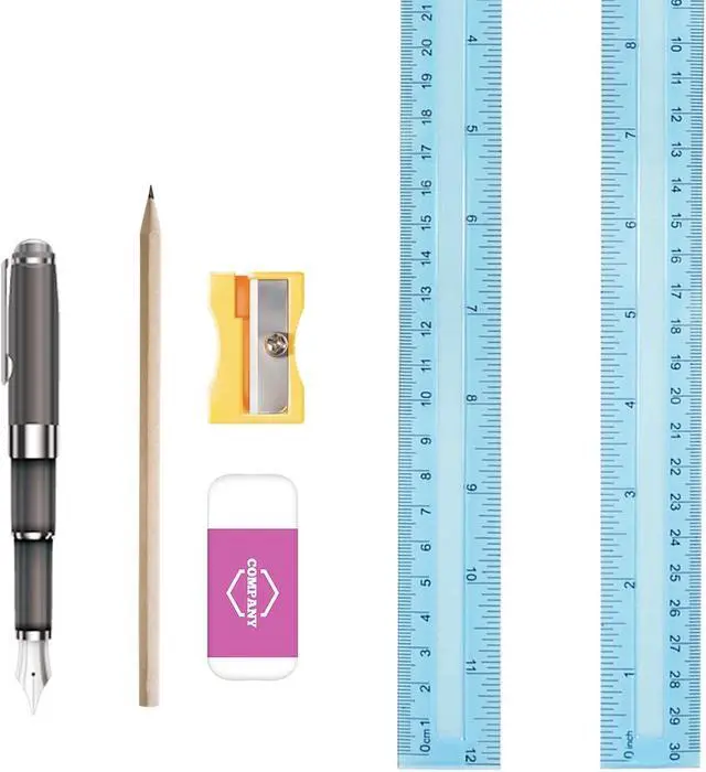 Alt view image 3 of 5 - 30 Pack Clear Plastic Rulers 12 Inch, Transparent Bulk Rulers for Classroom