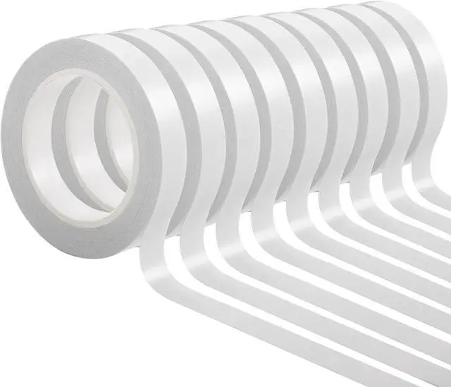 Main image of 9 Rolls Double Sided Tape for Crafts, Strong Double-Sided Tape, Scrapbook Tape, Double-Sided Adhesive Tape for Arts, Card Making, Scrapbooking Supplies, Gift Wrapping (0.4 in X 26.25Ft)