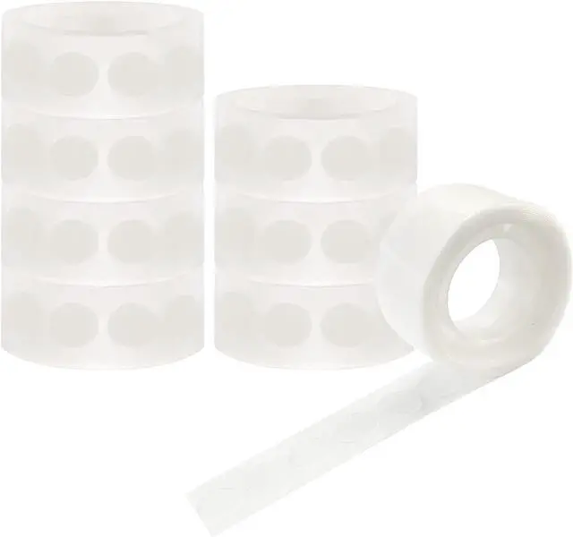 Main image of HANWER Balloon Glue Point Dots, 800 PCS Removable Clear Dots Double Sided, Adhesive Dots Tape for Wedding Decoration