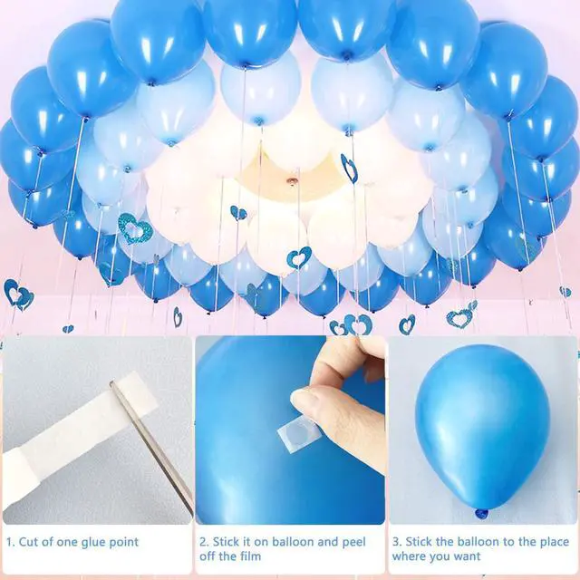 Alt view image 4 of 6 - 400 PCS Clear Removable Glue Point Double Sided, Glue Point Dots for Balloon Party, Adhesive Dots for Craft