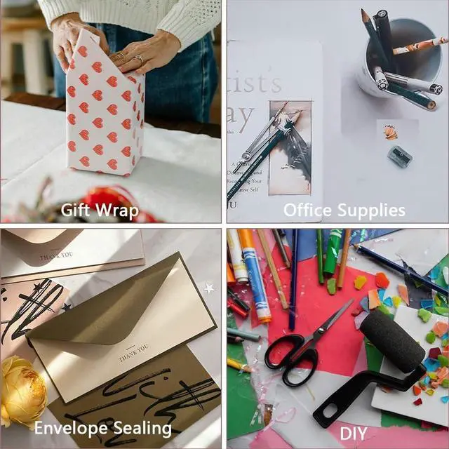 Alt view image 5 of 6 - 6 Rolls Transparent Tape Refills Rolls, Clear Tape, 3/4 x 1000 in, 1 in Core Gift Wrapping Tape for Office, Home, School