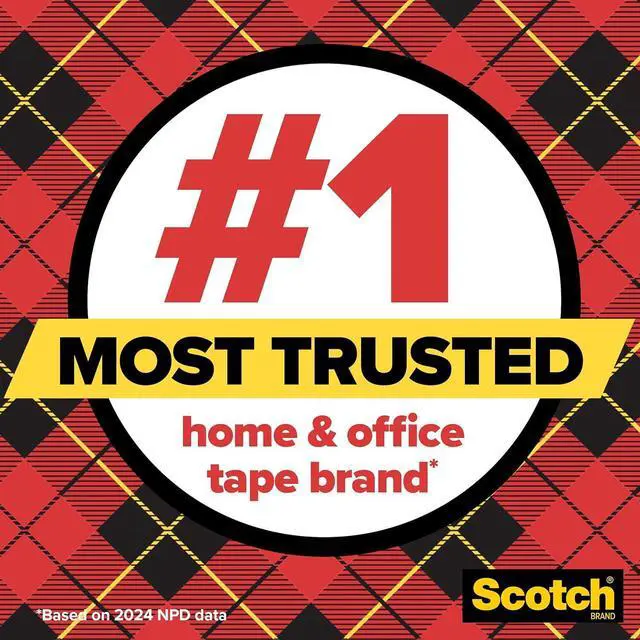 Alt view image 3 of 7 - Scotch Transparent Tape, 1 Inch Core 3/4 in x 1000 in, 3 Boxes, Clear