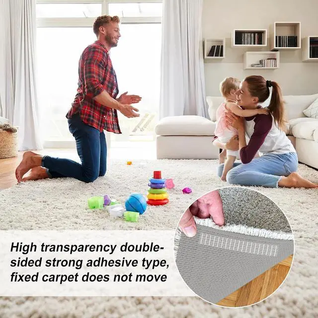Alt view image 7 of 7 - 4 Pack 0.5 in x 33FT/10mDouble Sided Fabric Tape Heavy Duty for HemFashion Dress, Cloth CurtainsHigh Adhesive Sticky but Removable and Residue Free, No Sewing or Ironing NeedMultipurpose,