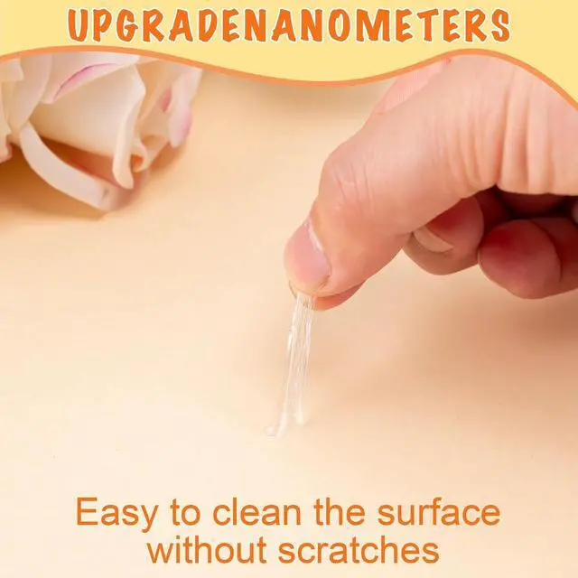Alt view image 4 of 6 - Hoewina 1000pcs Clear Glue Dots,Removable Double Sided Balloon Dots