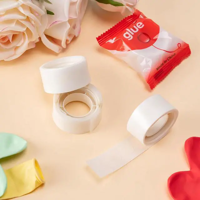 Alt view image 6 of 6 - Hoewina 1000pcs Clear Glue Dots,Removable Double Sided Balloon Dots