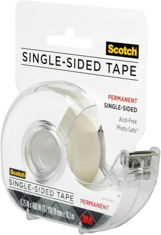 Alt view image 3 of 7 - 3M 001-3M Scotch 3/4-Inch Scrapbooking Tape