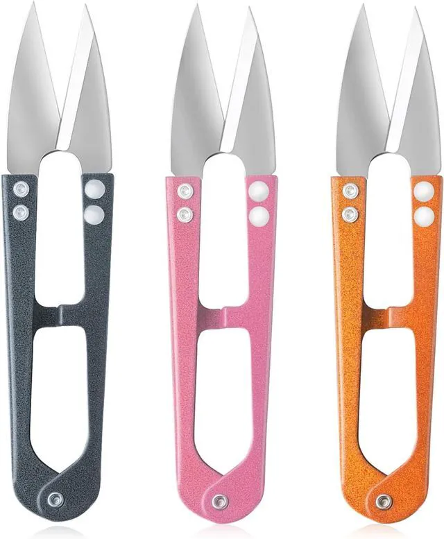 Main image of DEEINN 4.1inch Sewing Scissors(pack of 3) Yarn Thread Cutter Small Snips Trimming Nipper - Great for Stitch, Mini DIY Supplies, Yarn Scissors