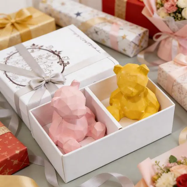 Alt view image 5 of 7 - KuuGuu 3 Pack 3D Bear Resin Mold Silicone Fondant Mold Bear Epoxy Soap Mould for Teddy Cake Decoration Chocolate Ice Cream Molds Soap Candle Topper Polymer Clay Mold DIY Crafts Accessories