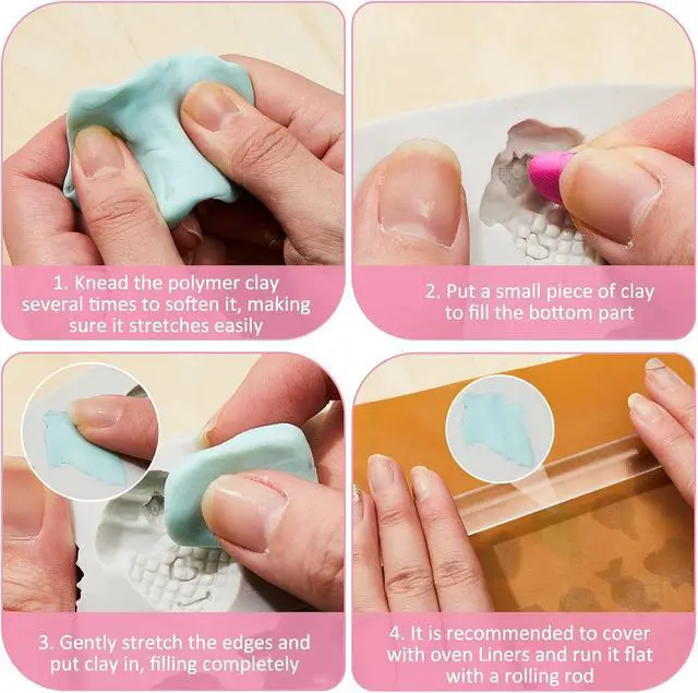 Alt view image 5 of 7 - 2 Pcs Sweets Polymer Clay Molds for Jewelry Making