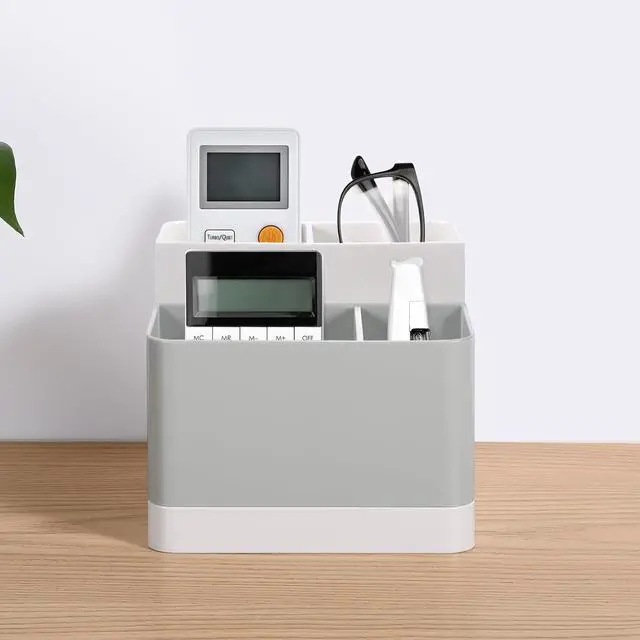 Alt view image 4 of 6 - Poeland Desktop Storage Organizer, Pen and Pencil Cases Boxes, Pen or Pencil Holder Box Container for Desk, Office Supplies, Vanity Table