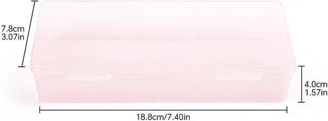 Alt view image 4 of 7 - Transparent Box Storage Case for Nail Art Equipment Manicure Tool