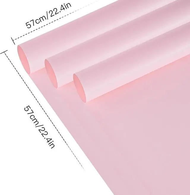Alt view image 2 of 5 - RUSPEPA 20 Sheets Flower Wrapping Paper, Waterproof Floral Bouquet Wrapping Paper, Florist Supplies Packaging for Birthday, Party, Wedding and DIY Crafts - Pink