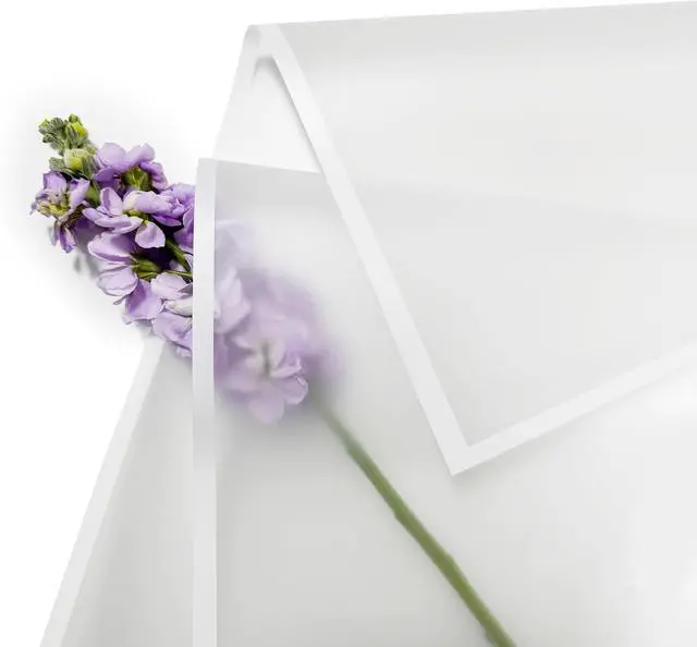 Alt view image 2 of 6 - Duyasurs 20 Sheets Floral Wrapping Paper, Waterproof Bouquet Wrapping, 22.8x22.8IN, Florist Supplies Packaging Paper, DIY Gift Box, Wedding & Birthday Gifts, Translucent White