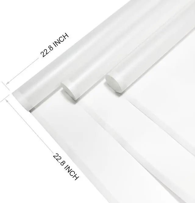 Alt view image 4 of 6 - Duyasurs 20 Sheets Floral Wrapping Paper, Waterproof Bouquet Wrapping, 22.8x22.8IN, Florist Supplies Packaging Paper, DIY Gift Box, Wedding & Birthday Gifts, Translucent White
