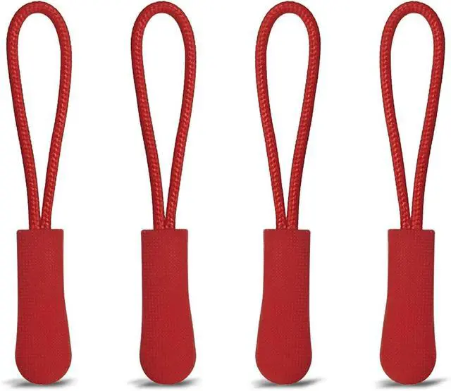 Alt view image 6 of 7 - 20 Pcs Zipper Pulls, Nylon Cord Extension Zipper Tags Cord Pulls