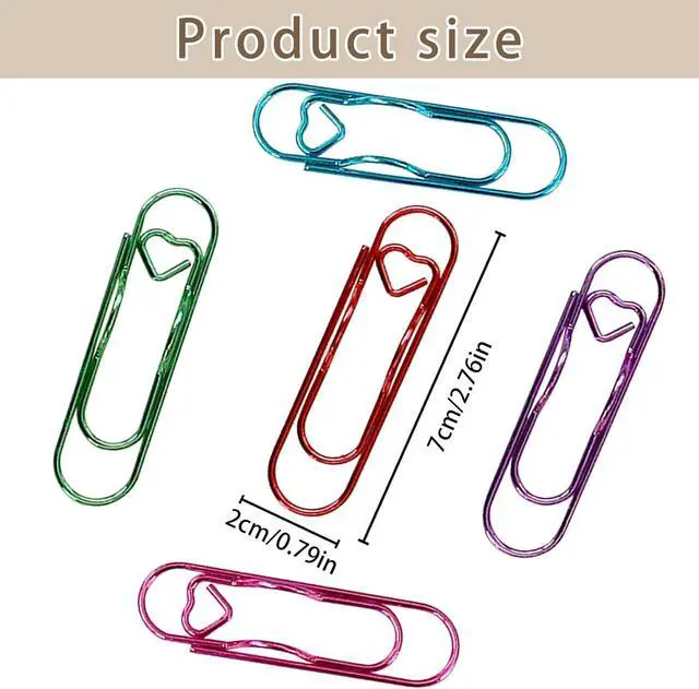 Alt view image 2 of 7 - 20 PCS Metal Pen Holder Clips for Notebook - Colorful Planner Pen Holder & Paper Clip Set - Multi-Purpose Pencil Clips for Journal Planner Office School Supplies (5 Colors)