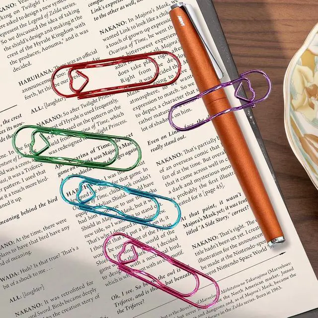 Alt view image 7 of 7 - 20 PCS Metal Pen Holder Clips for Notebook - Colorful Planner Pen Holder & Paper Clip Set - Multi-Purpose Pencil Clips for Journal Planner Office School Supplies (5 Colors)