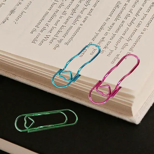 Alt view image 4 of 7 - 20 PCS Metal Pen Holder Clips for Notebook - Colorful Planner Pen Holder & Paper Clip Set - Multi-Purpose Pencil Clips for Journal Planner Office School Supplies (5 Colors)