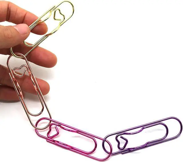 Alt view image 6 of 6 - 12 Pcs Cute Pen Holder Clips for Notebook, Paperclip Pen Holder