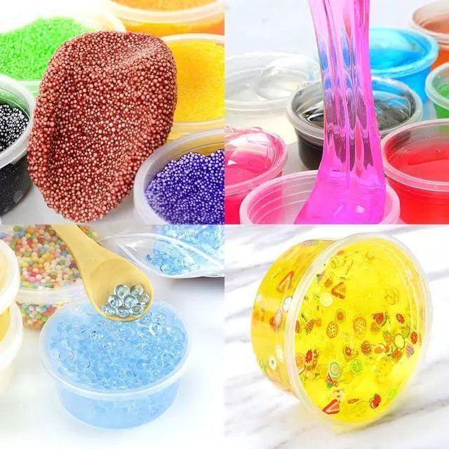 Alt view image 6 of 7 - Augshy Small Slime Containers With Lids, 50 Pack Hawaiian Shaved Ice Mold Jello Shot Cups Condiment Containers Plastic Portion Cups with Lids for Salad Dressing Food Storage Containers (2 oz)
