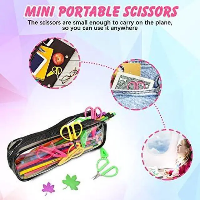 Alt view image 5 of 6 - Mixweer Mini Scissors for Travel Sewing Embroidery, 3 Colors, 6 Pcs