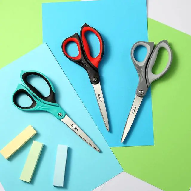Alt view image 5 of 6 - LIVINGO 3 Pack 8.5" Sharp Scissors All Purpose for Cutting Fabric Paper
