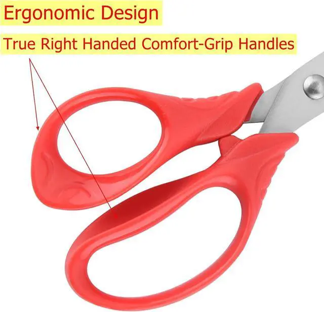 Alt view image 4 of 7 - OneName 5" Kids Scissors 12 Pack,Safety Blunt Tip Scissors, School Supplies