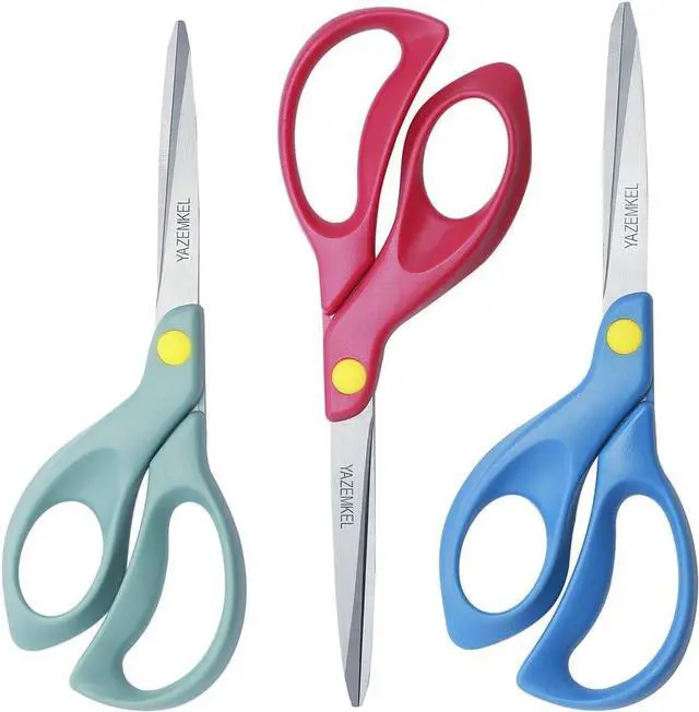 Main image of Left-Hand Scissors Stainless Steel 3-Pack, 8 inch