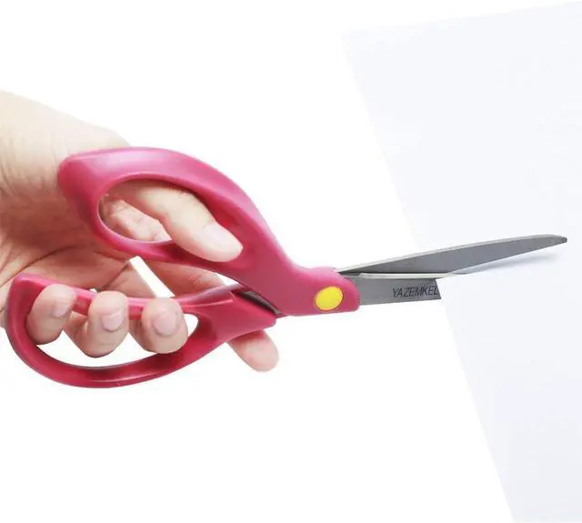 Alt view image 7 of 7 - Left-Hand Scissors Stainless Steel 3-Pack, 8 inch