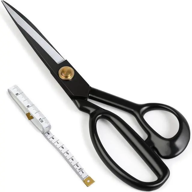 Main image of Professional Tailor Scissors 9 Inch for Cutting Fabric Heavy Duty Scissors for Leather Cutting Industrial Sharp Sewing Shears for Home Office Artists Dressmakers
