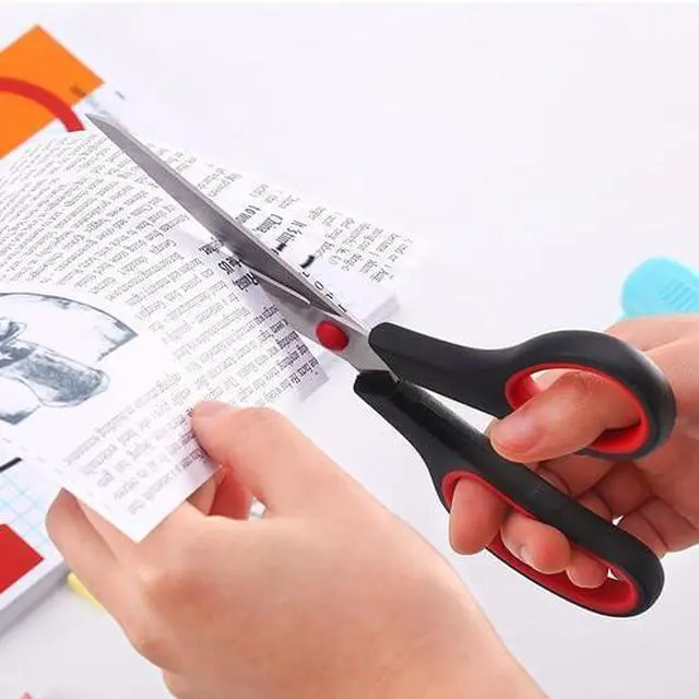 Alt view image 6 of 7 - Scissors, 2 Pack 7.5 inch Scissors for Office and Home, Scissor All Purpose for School Fabric Craft Supplies Use