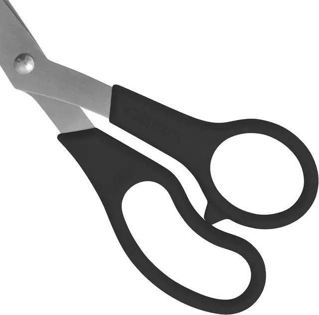 Alt view image 3 of 6 - Westcott® All-Purpose Value Stainless Steel Scissors, 8", Bent, Black