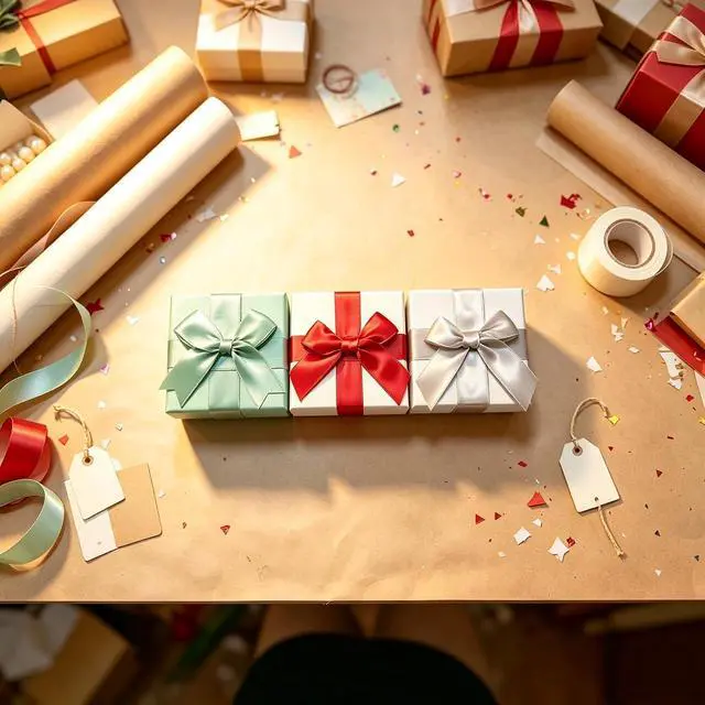 Alt view image 3 of 4 - Paialco 7.0 CM Square Jewelry Gift Box Ribbon Knotted and Foam Filled
