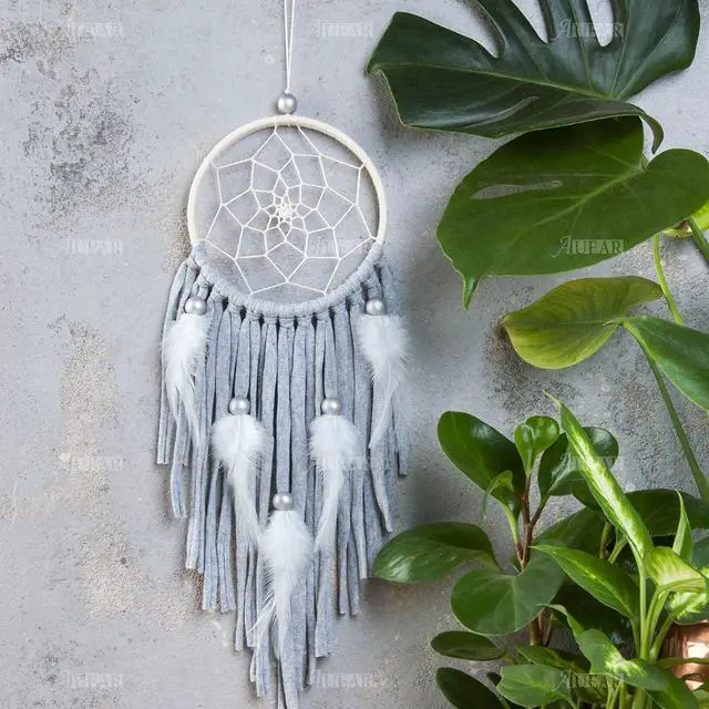 Alt view image 7 of 7 - AUEAR, 30 Pack 2 Inch Plastic Dream Catcher Ring Macrame Wreath Floral Hoops Circle Hook for DIY Crafts