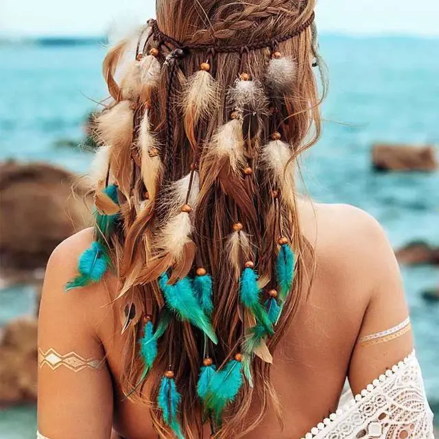 Alt view image 6 of 7 - 200pcs 10 Style Natural Feathers Assorted Mixed Feathers for Dream Catcher Crafts Decoration (10 Styles - 200 Pcs)