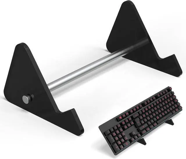 Main image of Black Keyboard Stands 1-Tier, Mechanical Keyboard Acrylic Display Stand, Holder Stand for Gaming Keyboards