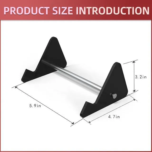 Alt view image 2 of 7 - Black Keyboard Stands 1-Tier, Mechanical Keyboard Acrylic Display Stand, Holder Stand for Gaming Keyboards