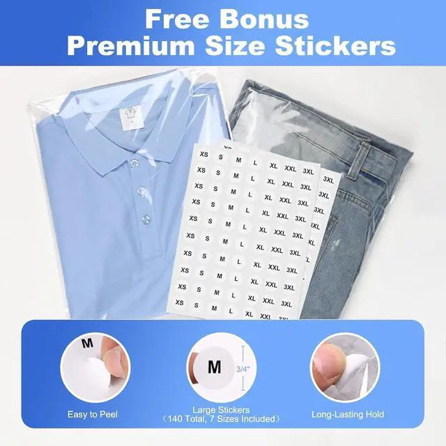 Alt view image 3 of 7 - 100 Pcs (10x14 Inch) Self Sealing Cellophane Bags