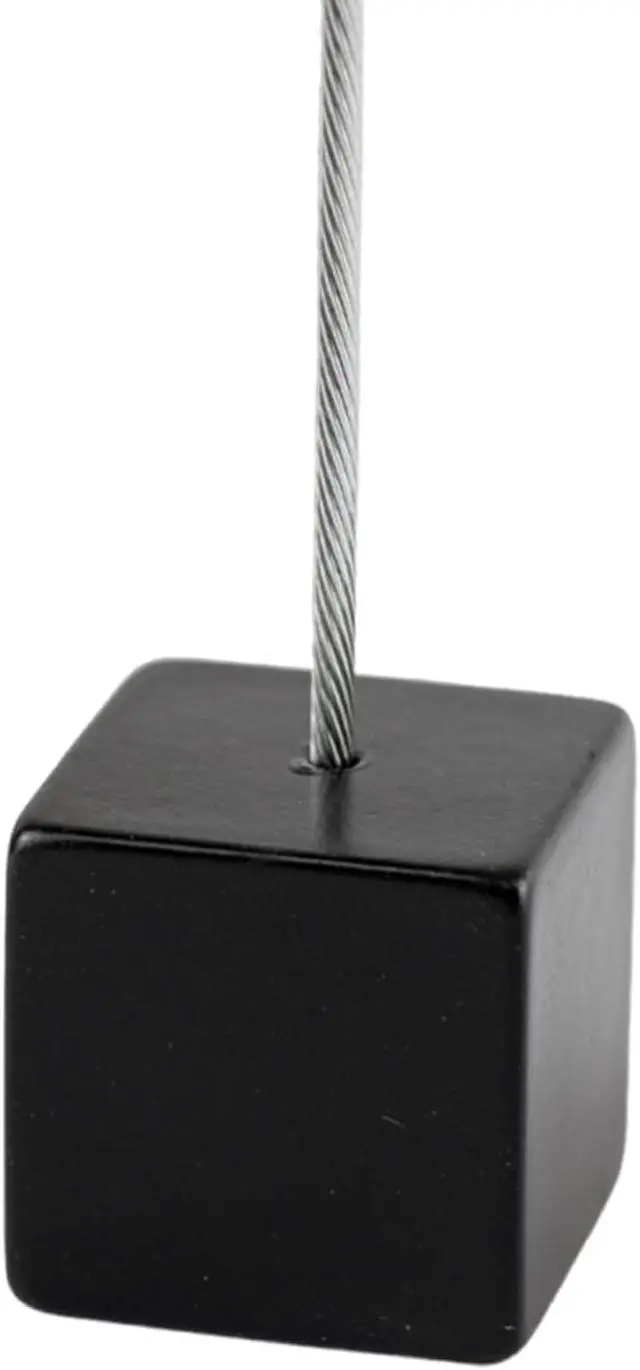Alt view image 4 of 5 - 6Pcs Place Card Holder, Memo Clip Holders Stand with Alligator Clasp, Name Place Card Holder Table Number Holder for Office Menu Wedding Party Events Decoration (Black)