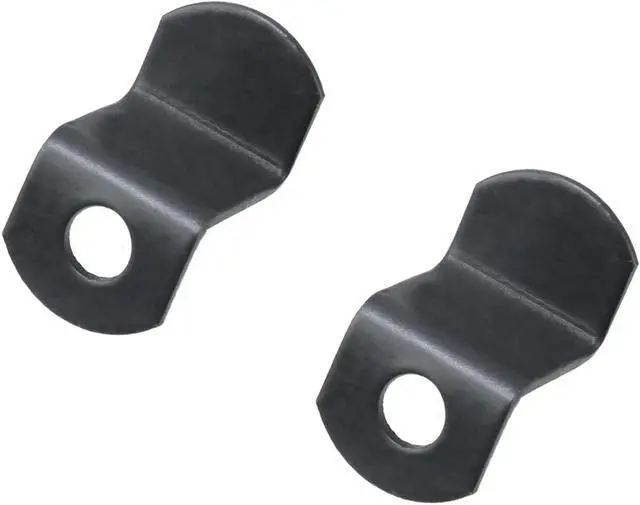 Alt view image 4 of 7 - 40pcs 1/2" Depth Flat Offset Canvas Clips, Black
