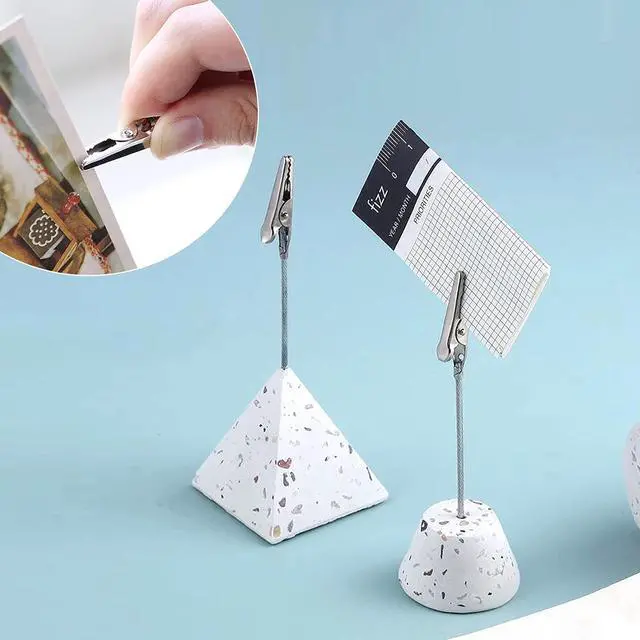 Alt view image 7 of 7 - 40 PCS Metal Wire Long-Tailed Alligator Clamp Photo Clip Holder - Alligator Clips for Crafts, DIY Card, Photo, Memo Holder (6inch/150mm)